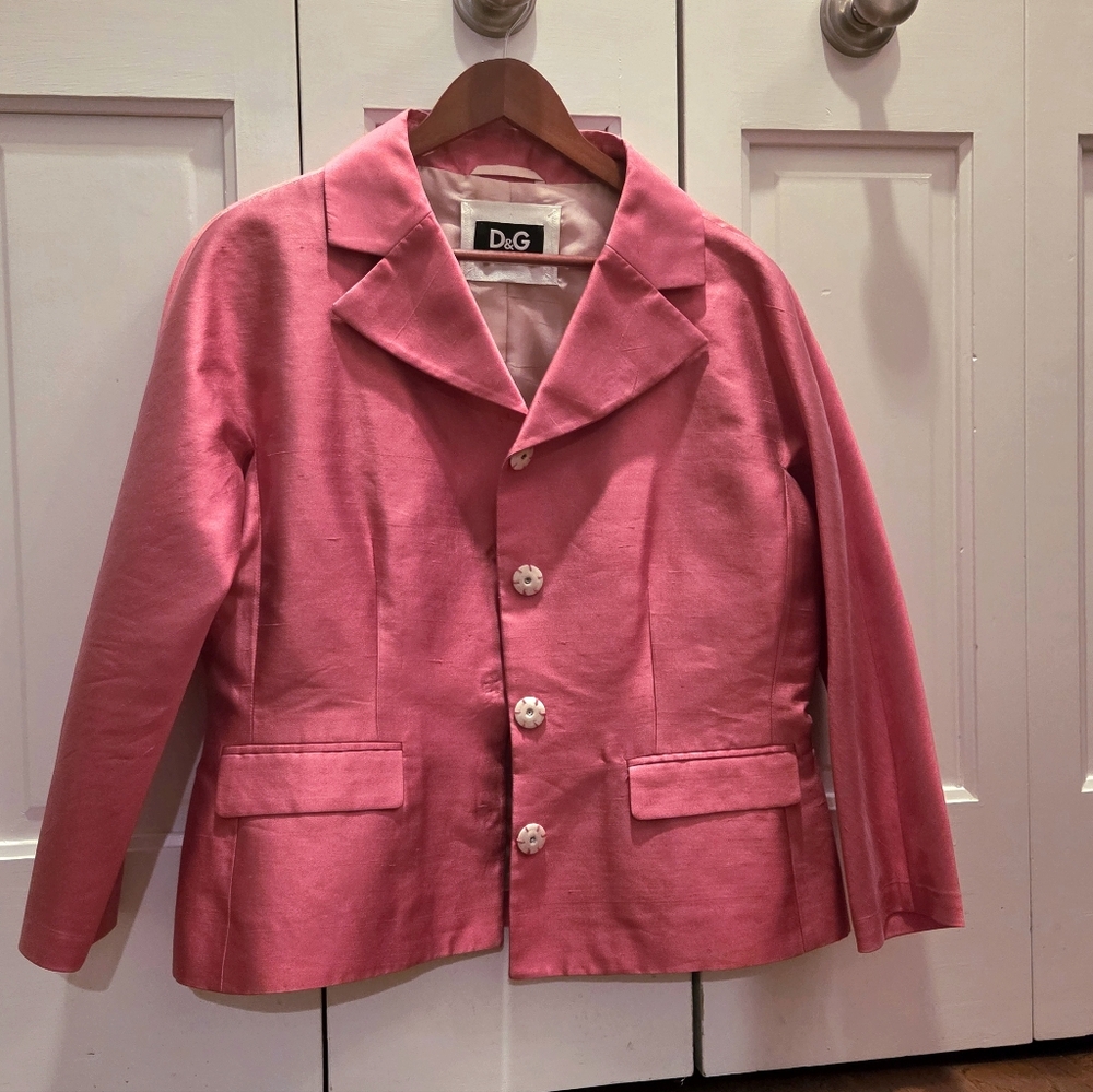 Dolce & Gabbana Vibrant Pink Blazer
